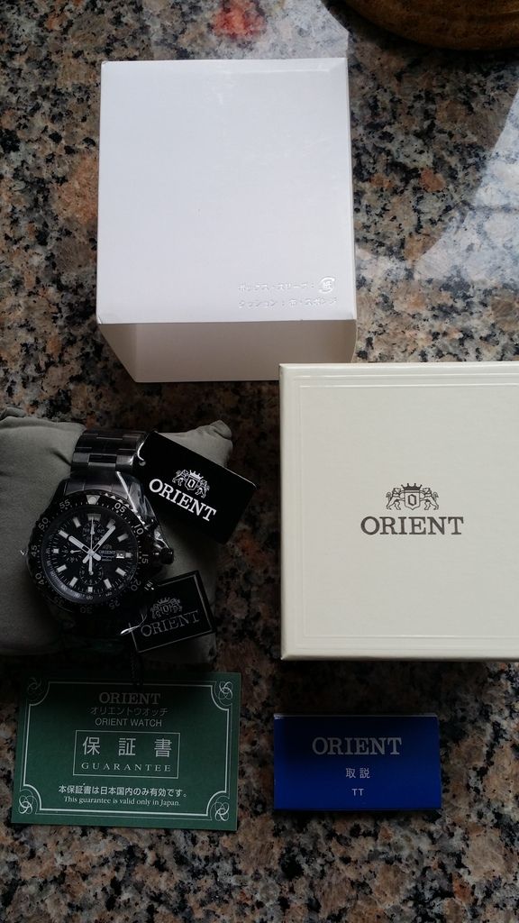 orient captain quartz sport chronograph